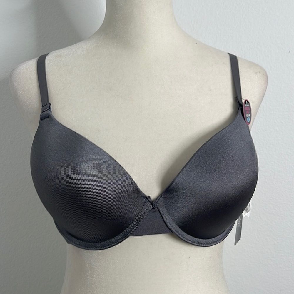 NWT Rene Rofe push up adjustable strap bra.  Invisible edges. Size 36C